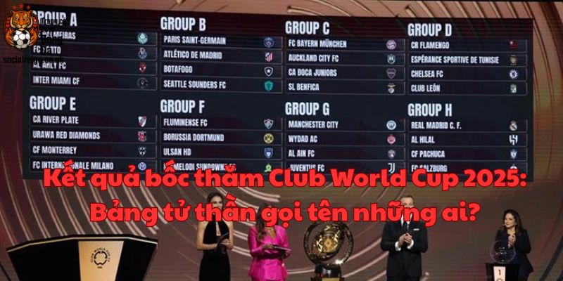 Kết quả bốc thăm FIFA Club World Cup 2025