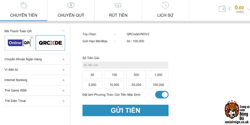 Cách Nạp Tiền Cá Cược Bóng Đá