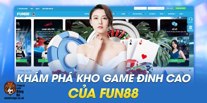 Fun88 - Trang cá cược bóng đá với dịch vụ đẳng cấp